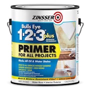 KRUD KUTTER Zinsser Bulls Eye 123 Plus White Water-Based Acrylic Primer 1 gal 249937